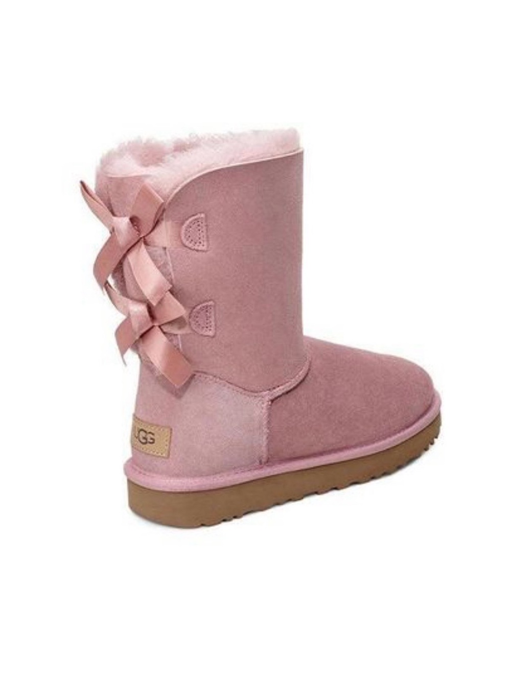 UGG Bailey Bow II Boots Blush Pink Size 6 NEW IN BOX